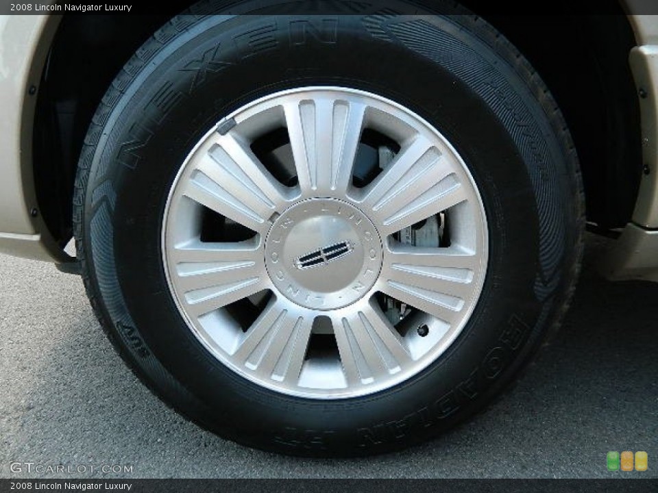 2008 Lincoln Navigator Luxury Wheel and Tire Photo #69881536
