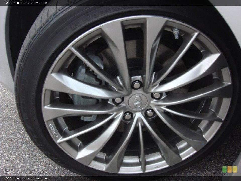 2011 Infiniti G 37 Convertible Wheel and Tire Photo #69883087