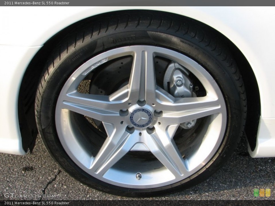2011 Mercedes-Benz SL 550 Roadster Wheel and Tire Photo #69888721