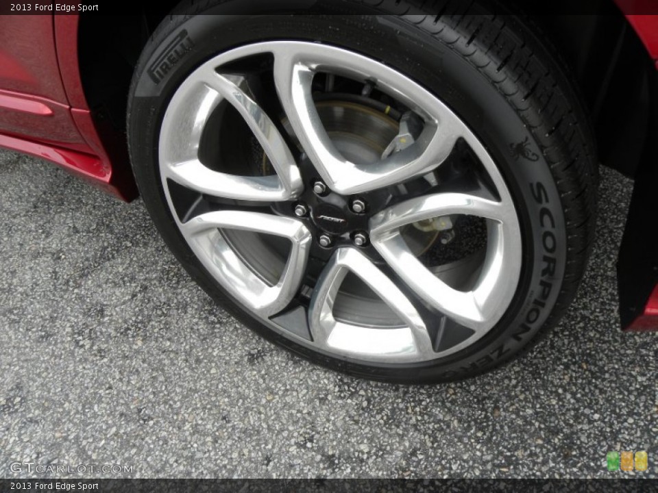 2013 Ford Edge Sport Wheel and Tire Photo #69889198
