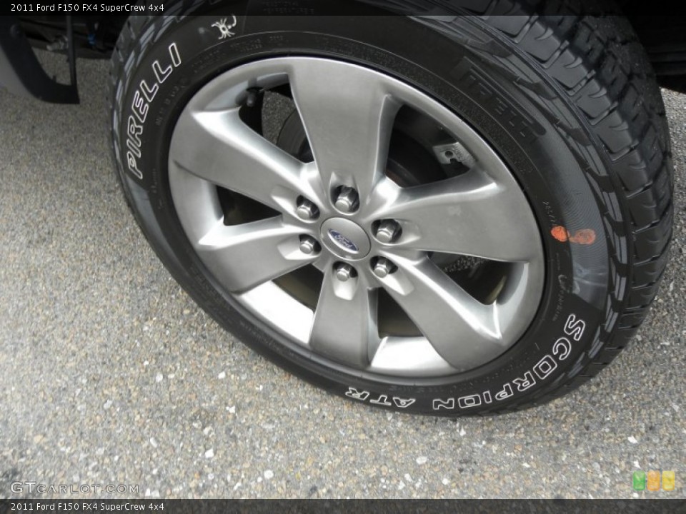 2011 Ford F150 FX4 SuperCrew 4x4 Wheel and Tire Photo #69889846