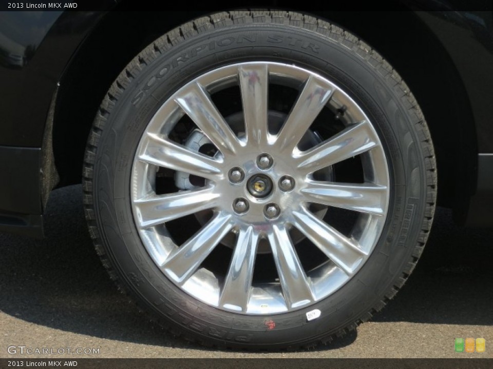 2013 Lincoln MKX AWD Wheel and Tire Photo #69893067