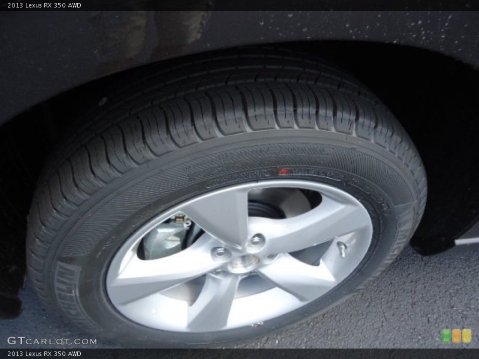 2013 Lexus RX 350 AWD Wheel and Tire Photo #69901060