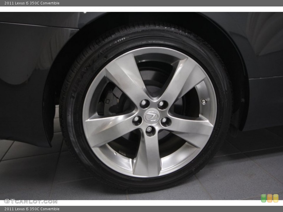 2011 Lexus IS 350C Convertible Wheel and Tire Photo #69911341