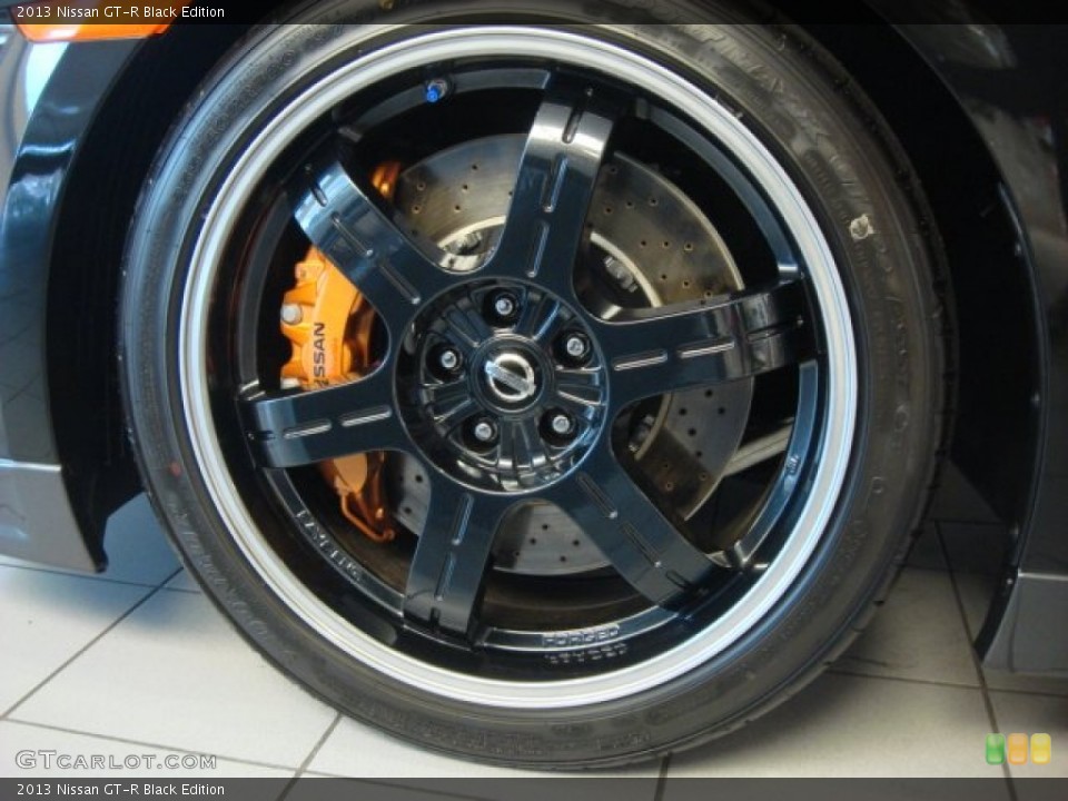 2013 Nissan GT-R Black Edition Wheel and Tire Photo #69918475
