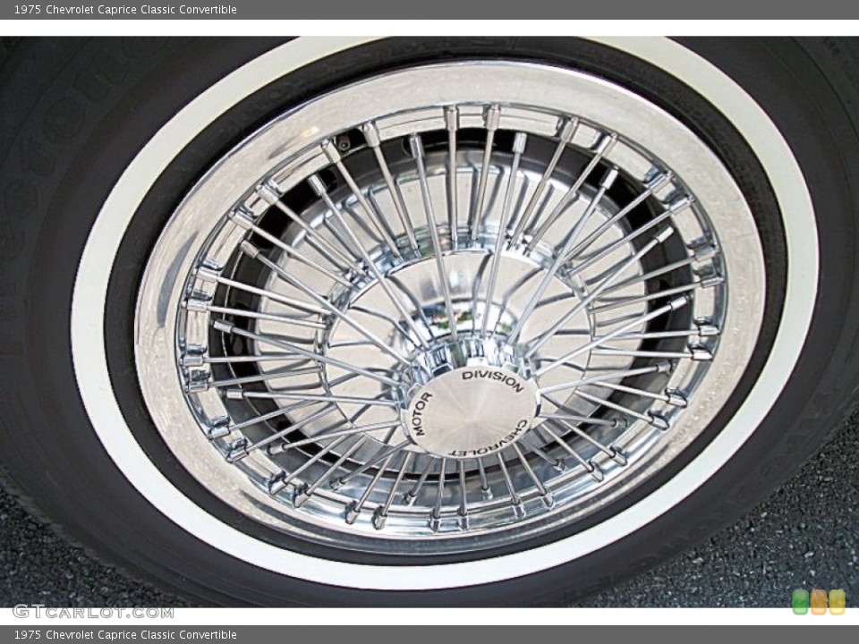 1975 Chevrolet Caprice Classic Convertible Wheel and Tire Photo #69919766