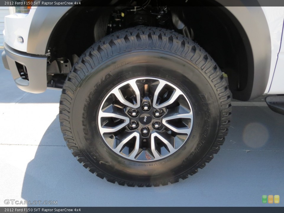 2012 Ford F150 SVT Raptor SuperCrew 4x4 Wheel and Tire Photo #69921545