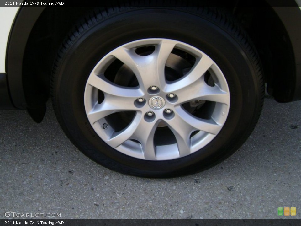 2011 Mazda CX-9 Touring AWD Wheel and Tire Photo #69926234