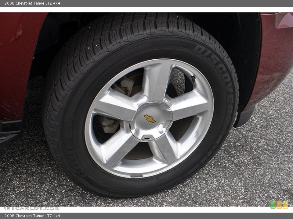 2008 Chevrolet Tahoe LTZ 4x4 Wheel and Tire Photo #69927347