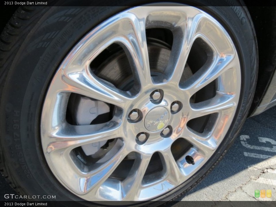 2013 Dodge Dart Limited Wheel and Tire Photo #69960235