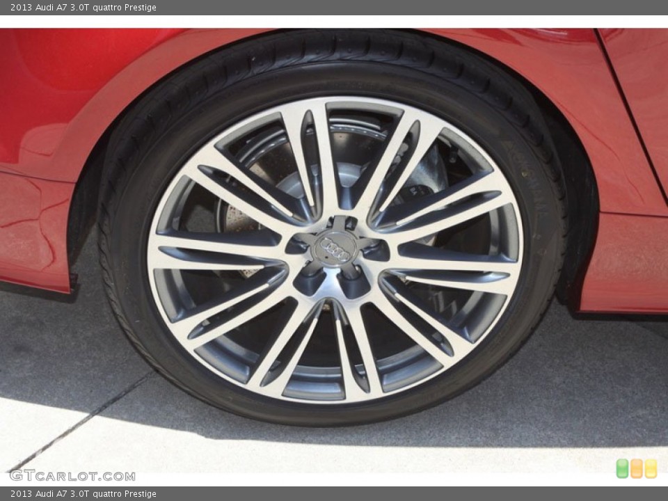 2013 Audi A7 3.0T quattro Prestige Wheel and Tire Photo #69961342