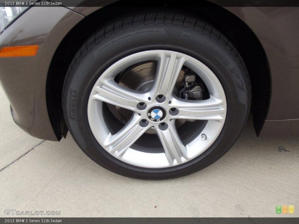 2013 BMW 3 Series 328i Sedan Wheel and Tire Photo #69968491