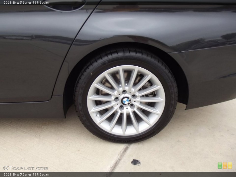 2013 BMW 5 Series 535i Sedan Wheel and Tire Photo #69968632