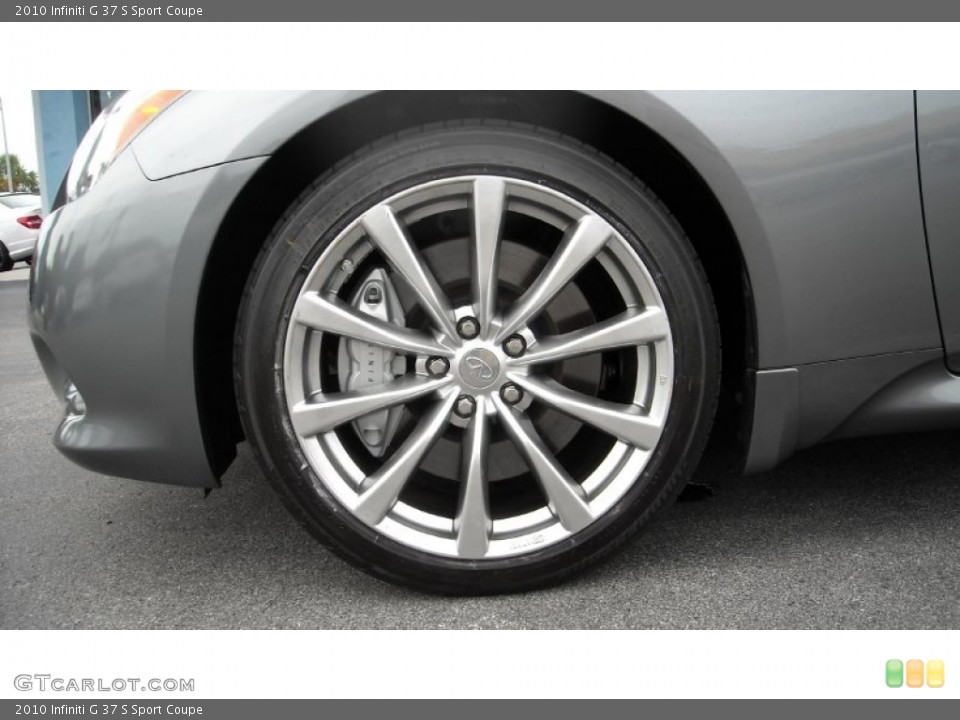 2010 Infiniti G 37 S Sport Coupe Wheel and Tire Photo #69982013