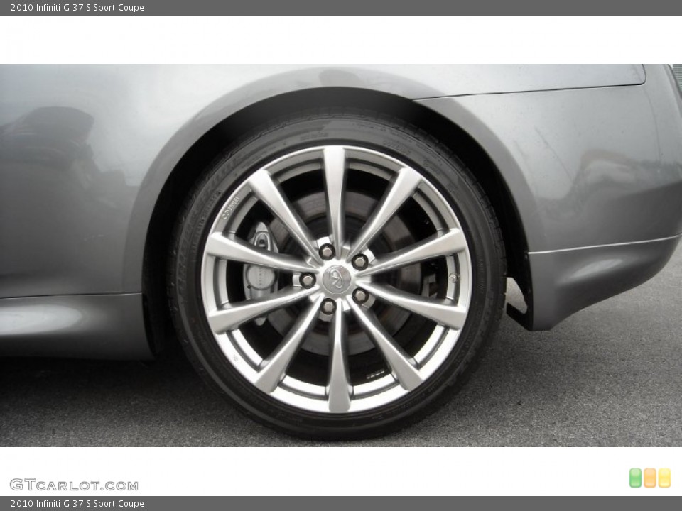 2010 Infiniti G 37 S Sport Coupe Wheel and Tire Photo #69982022