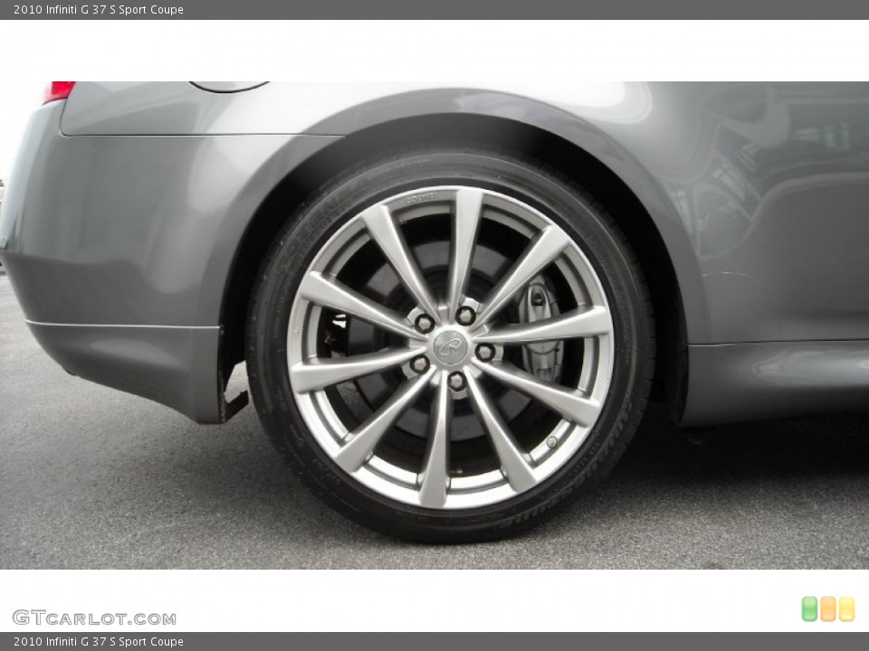 2010 Infiniti G 37 S Sport Coupe Wheel and Tire Photo #69982030