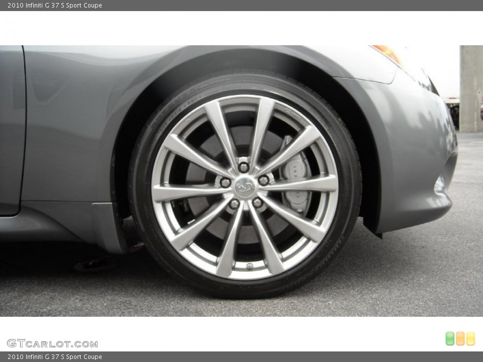 2010 Infiniti G 37 S Sport Coupe Wheel and Tire Photo #69982039