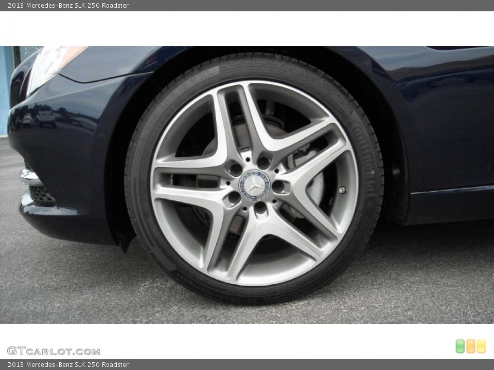 2013 Mercedes-Benz SLK 250 Roadster Wheel and Tire Photo #69983230