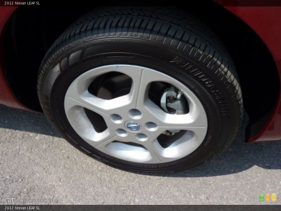 2012 Nissan LEAF SL Wheel and Tire Photo #69995630