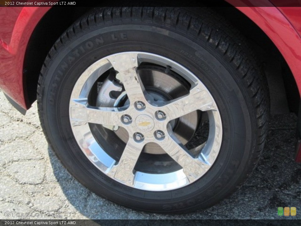 2012 Chevrolet Captiva Sport LTZ AWD Wheel and Tire Photo #70006058
