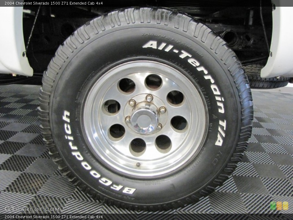 2004 Chevrolet Silverado 1500 Z71 Extended Cab 4x4 Wheel and Tire Photo #70013932