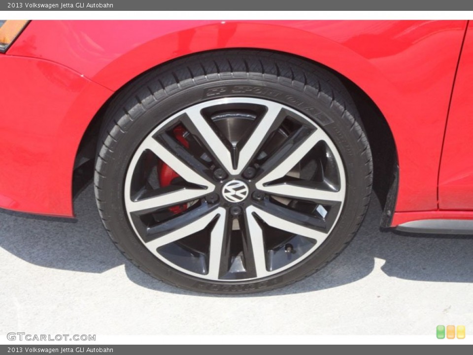 2013 Volkswagen Jetta GLI Autobahn Wheel and Tire Photo #70018701