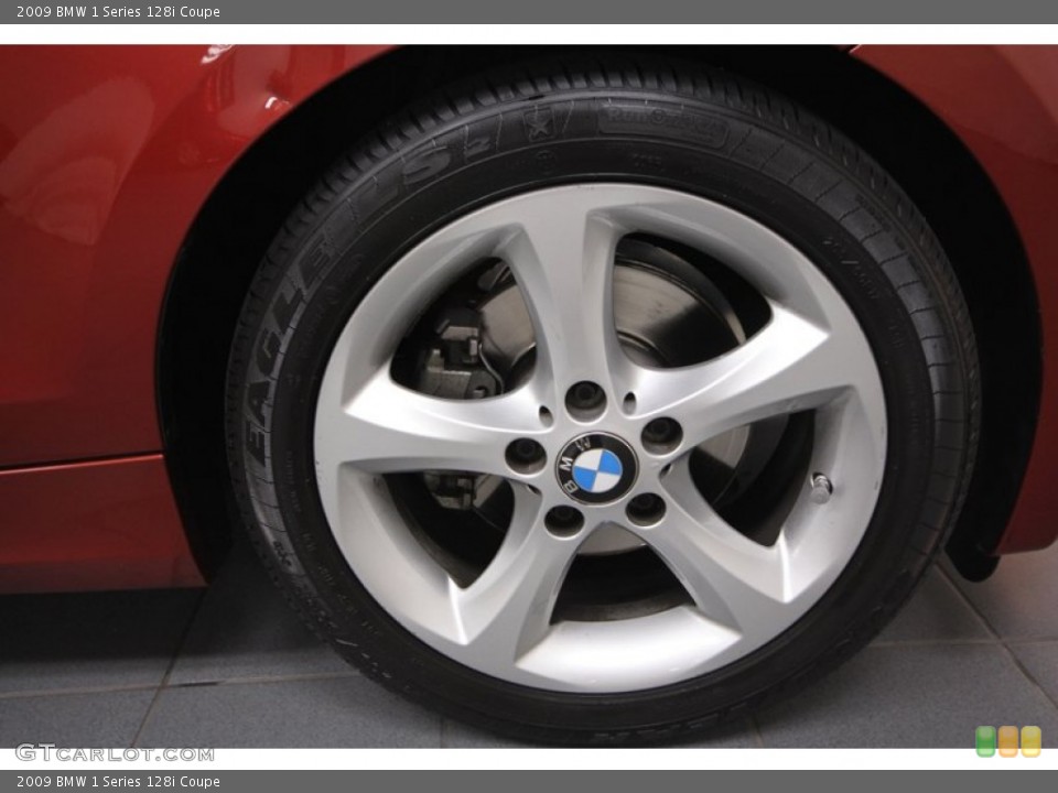 2009 BMW 1 Series 128i Coupe Wheel and Tire Photo #70022019
