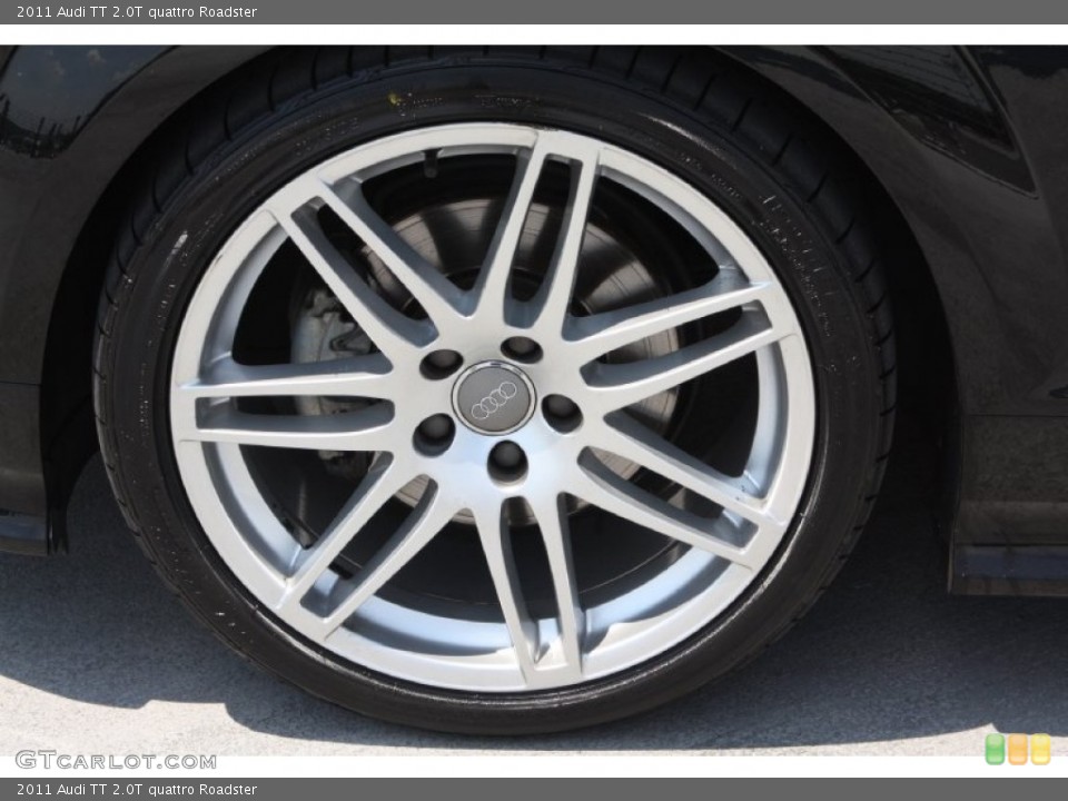 2011 Audi TT 2.0T quattro Roadster Wheel and Tire Photo #70022327