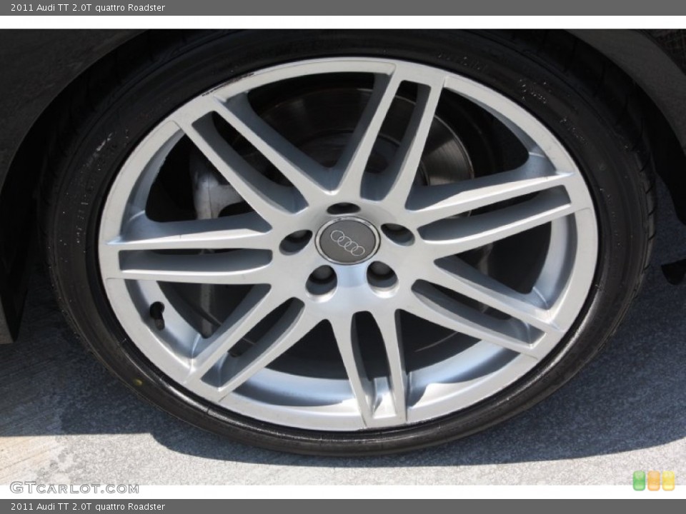 2011 Audi TT 2.0T quattro Roadster Wheel and Tire Photo #70022349