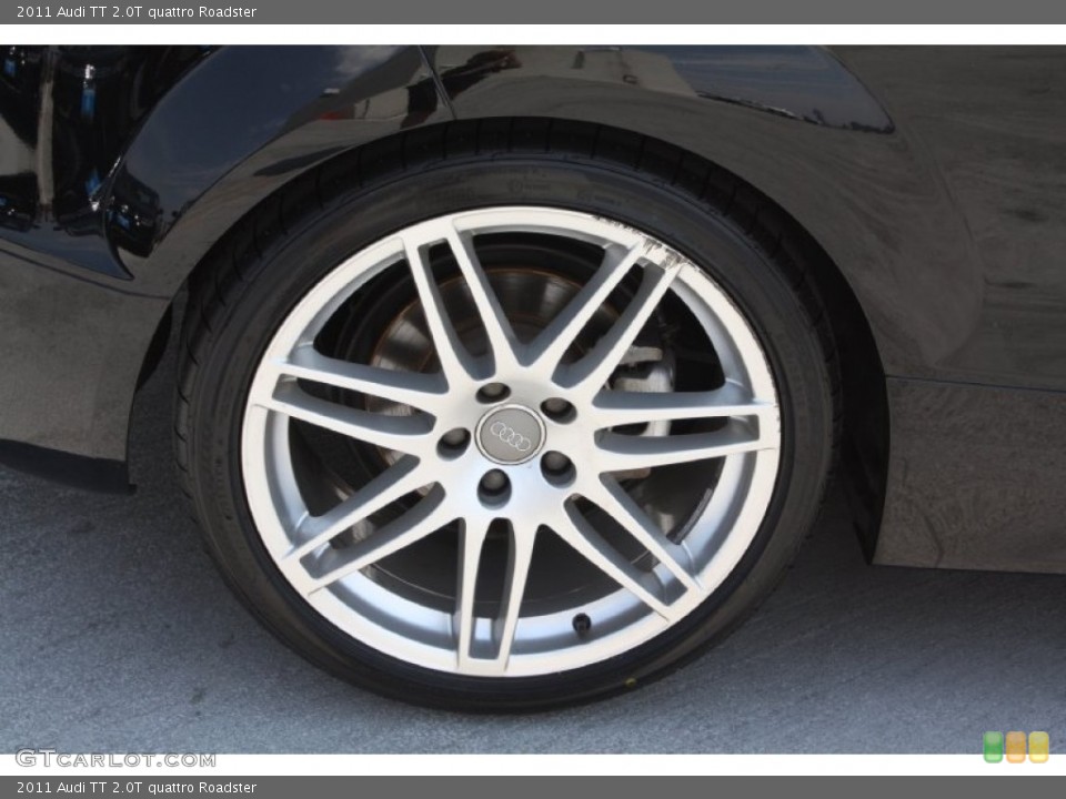 2011 Audi TT 2.0T quattro Roadster Wheel and Tire Photo #70022397