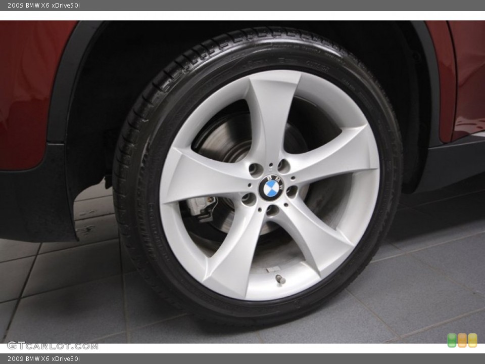 2009 BMW X6 xDrive50i Wheel and Tire Photo #70025850