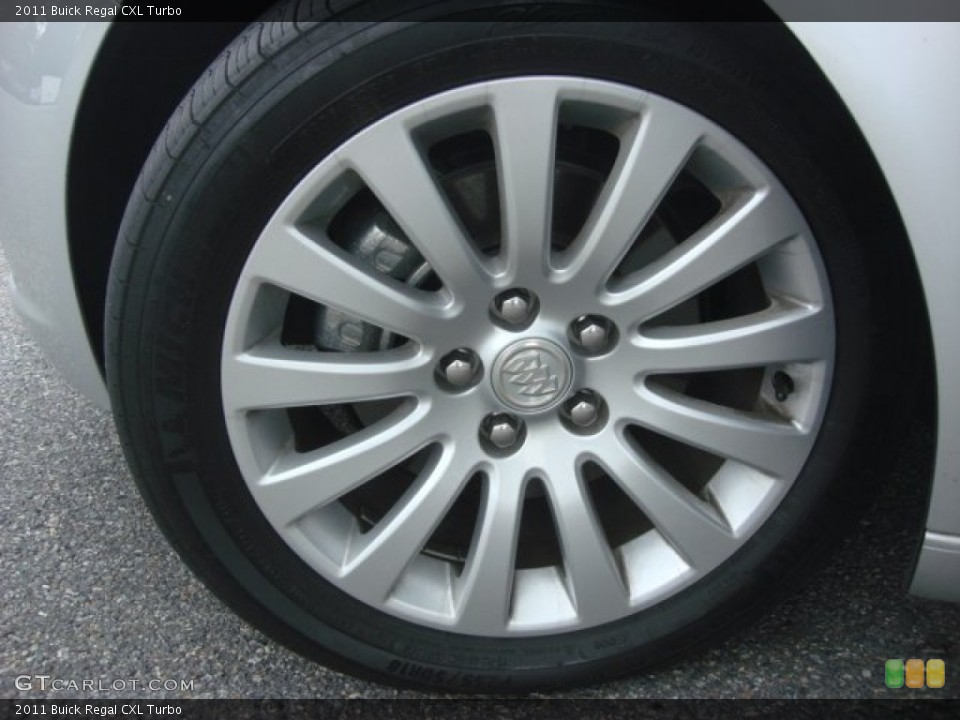 2011 Buick Regal CXL Turbo Wheel and Tire Photo #70036009
