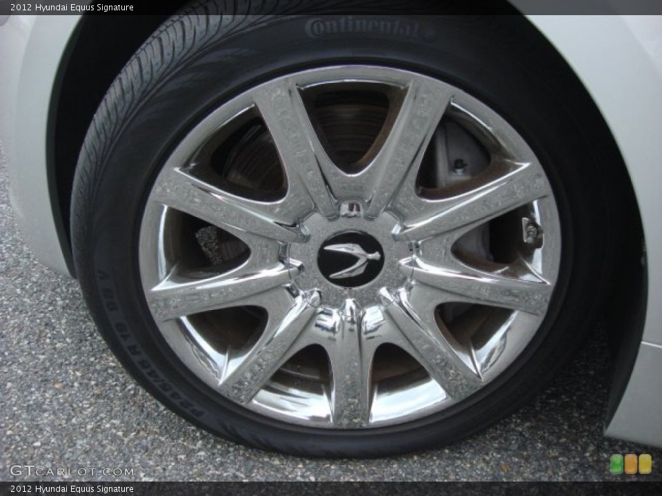 2012 Hyundai Equus Signature Wheel and Tire Photo #70036371