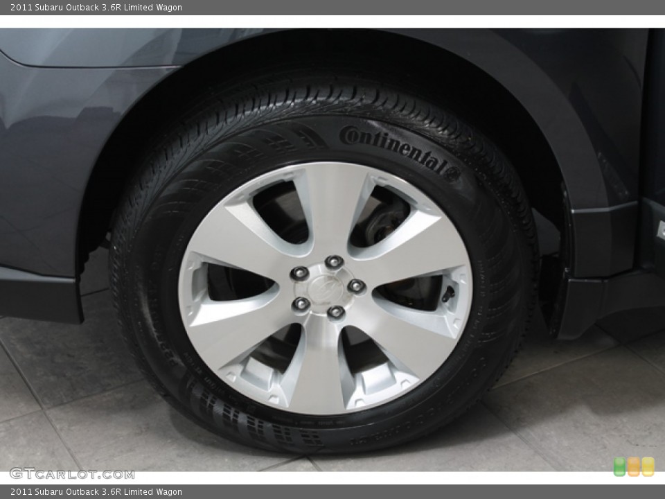 2011 Subaru Outback 3.6R Limited Wagon Wheel and Tire Photo #70048430