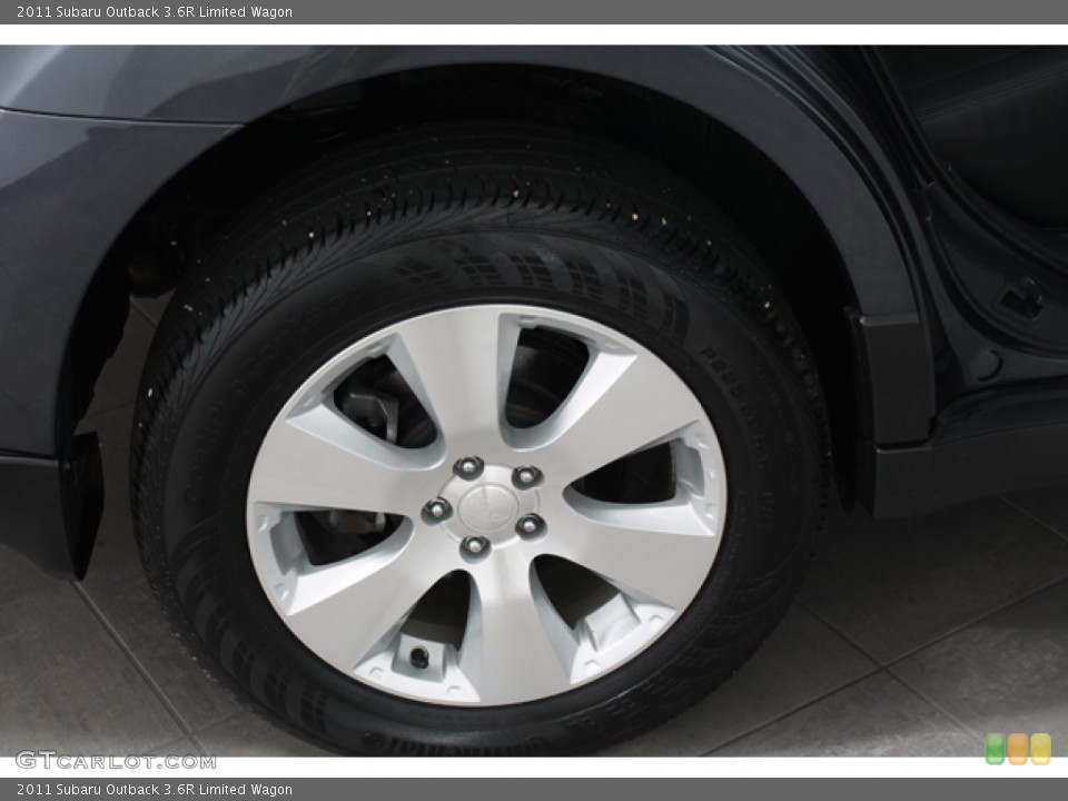 2011 Subaru Outback 3.6R Limited Wagon Wheel and Tire Photo #70048442