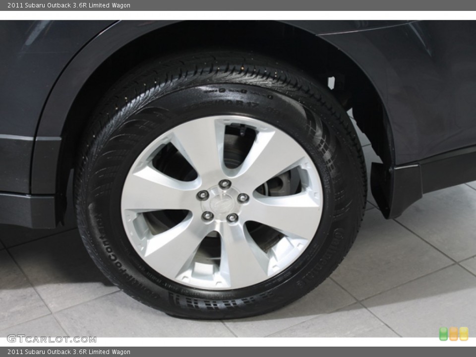 2011 Subaru Outback 3.6R Limited Wagon Wheel and Tire Photo #70048454