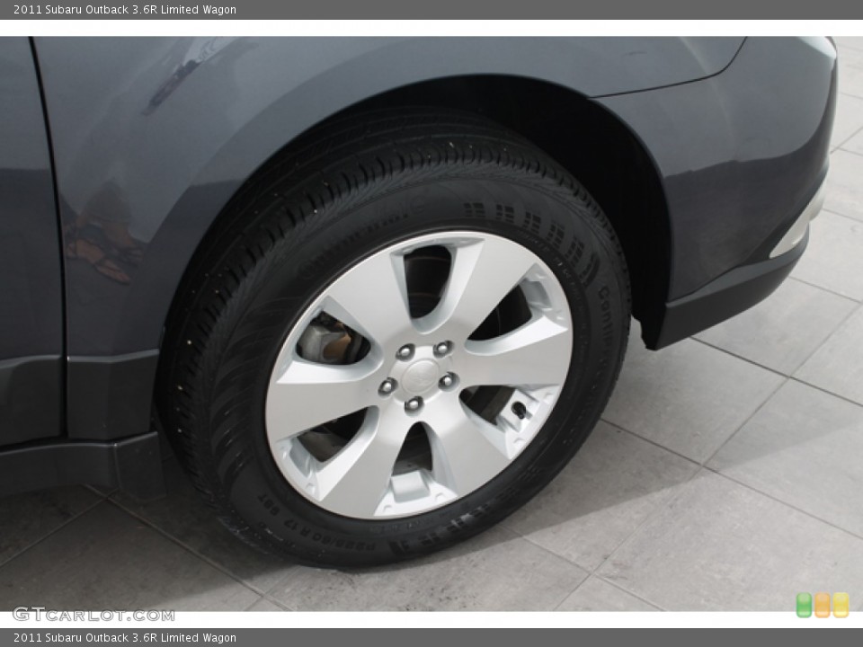 2011 Subaru Outback 3.6R Limited Wagon Wheel and Tire Photo #70048463