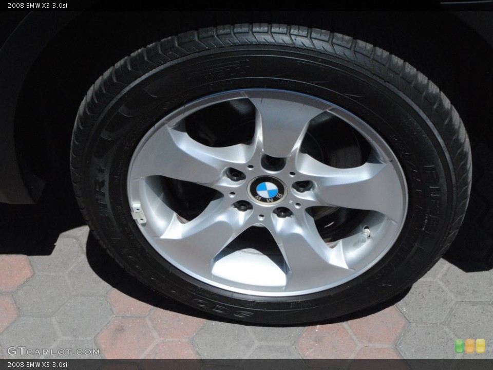 2008 BMW X3 3.0si Wheel and Tire Photo #70050185