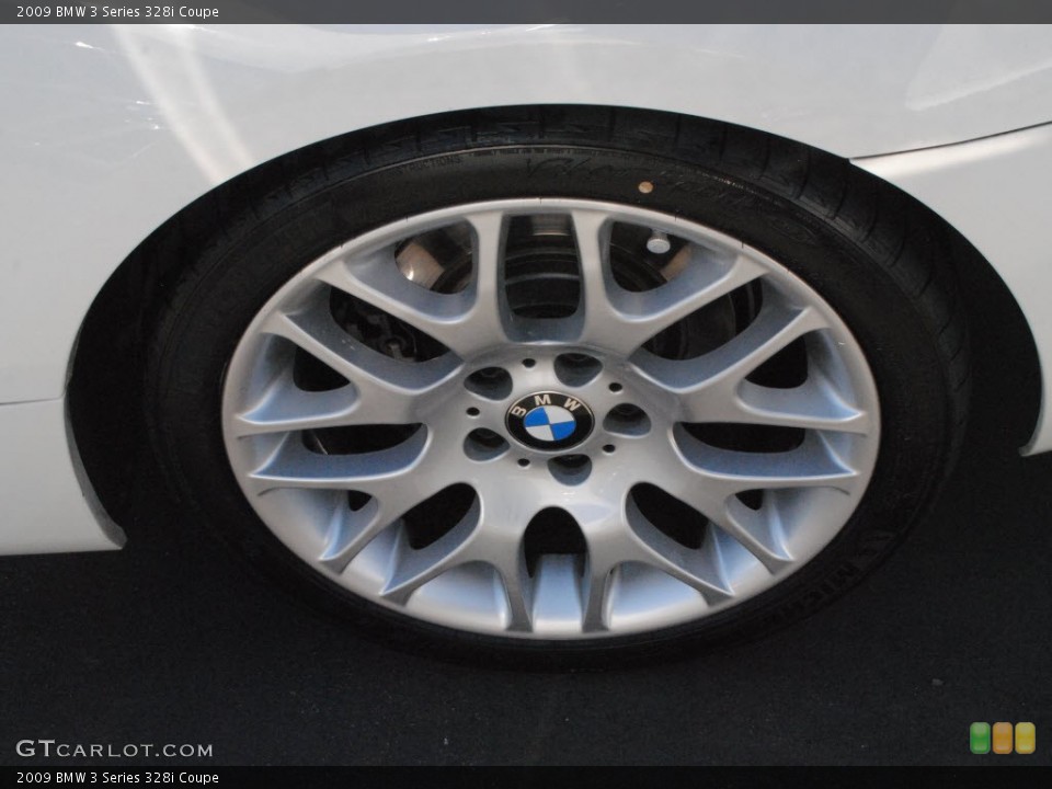 2009 BMW 3 Series 328i Coupe Wheel and Tire Photo #70050748