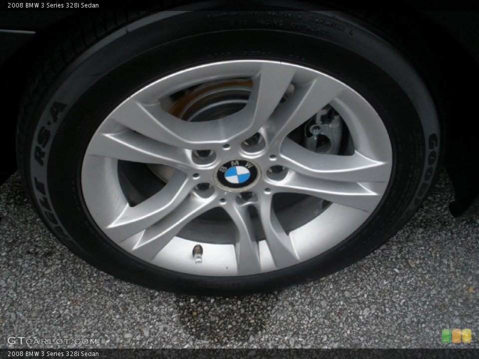 2008 BMW 3 Series 328i Sedan Wheel and Tire Photo #70051755
