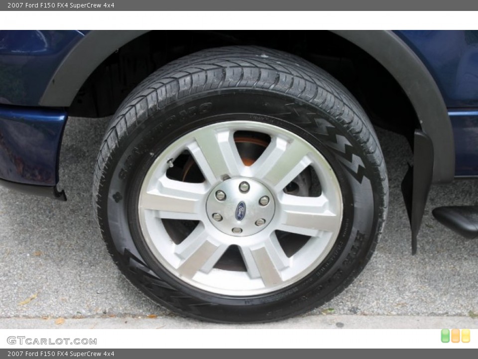 2007 Ford F150 FX4 SuperCrew 4x4 Wheel and Tire Photo #70066446