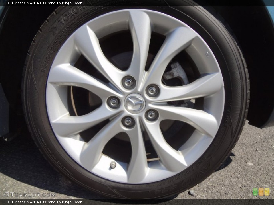 2011 Mazda MAZDA3 s Grand Touring 5 Door Wheel and Tire Photo #70068111