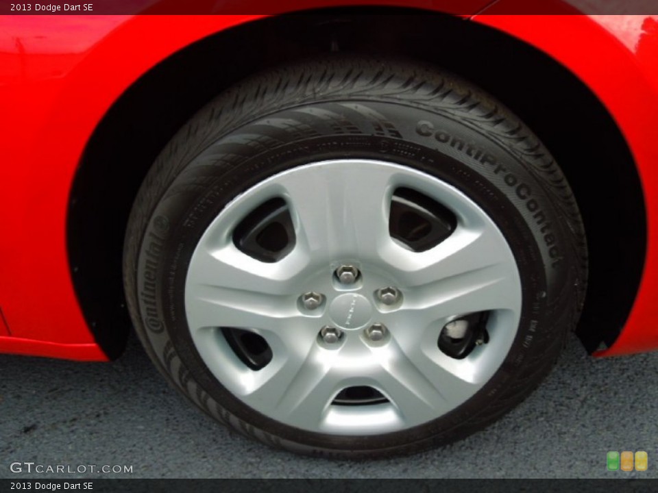 2013 Dodge Dart SE Wheel and Tire Photo #70076246