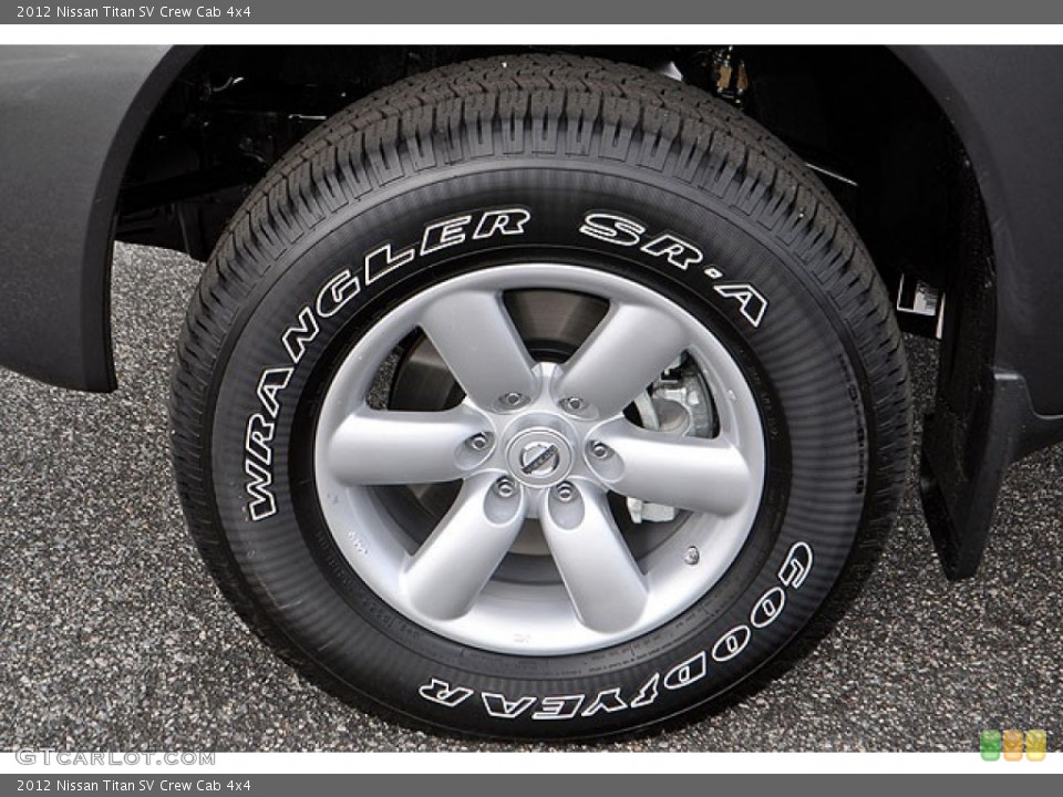 2012 Nissan Titan SV Crew Cab 4x4 Wheel and Tire Photo #70084216