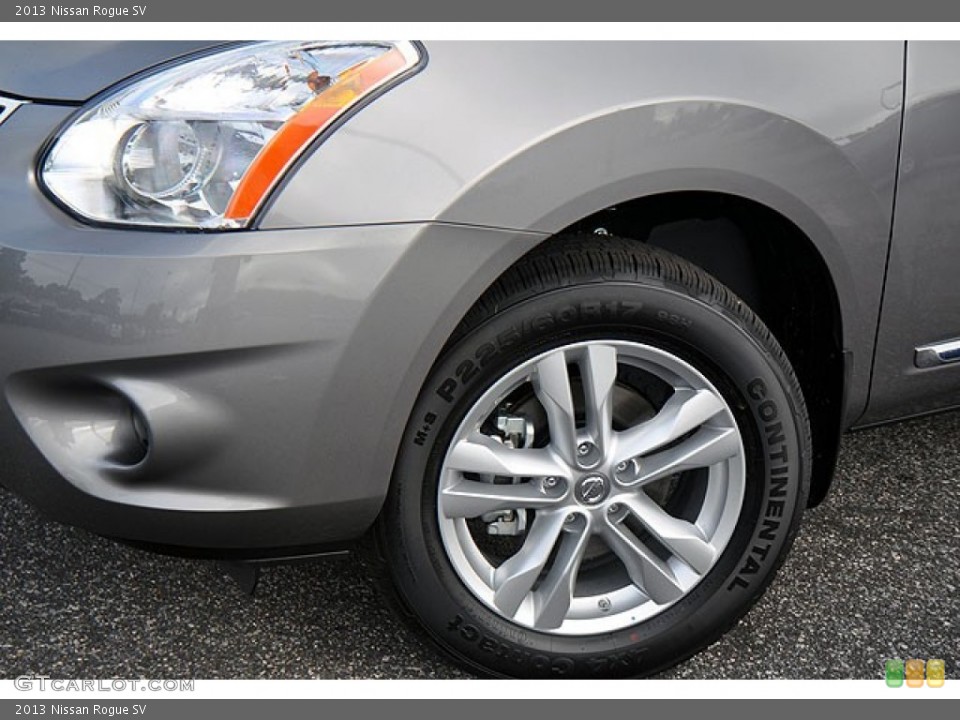 2013 Nissan Rogue SV Wheel and Tire Photo #70084497