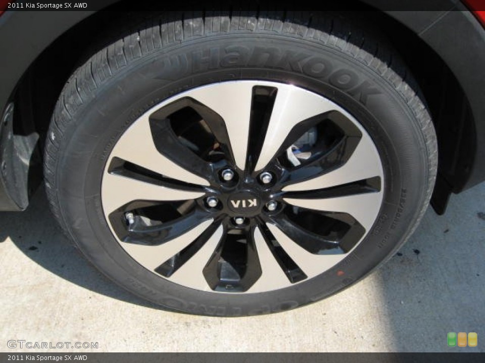 2011 Kia Sportage SX AWD Wheel and Tire Photo #70084684