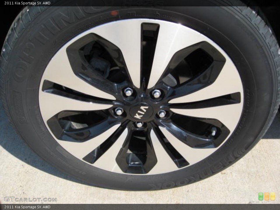 2011 Kia Sportage SX AWD Wheel and Tire Photo #70084691