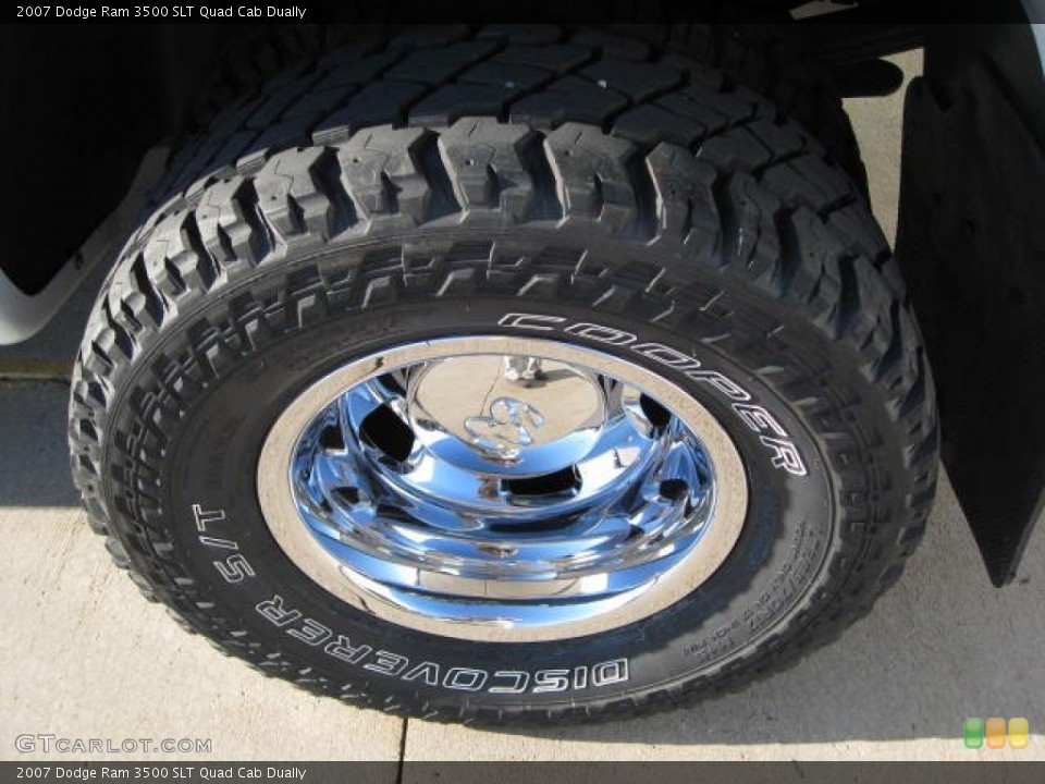 2007 Dodge Ram 3500 SLT Quad Cab Dually Wheel and Tire Photo #70085091