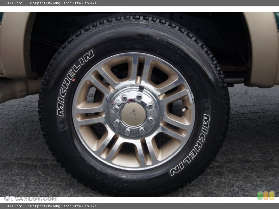 2011 Ford F250 Super Duty King Ranch Crew Cab 4x4 Wheel and Tire Photo #70086990