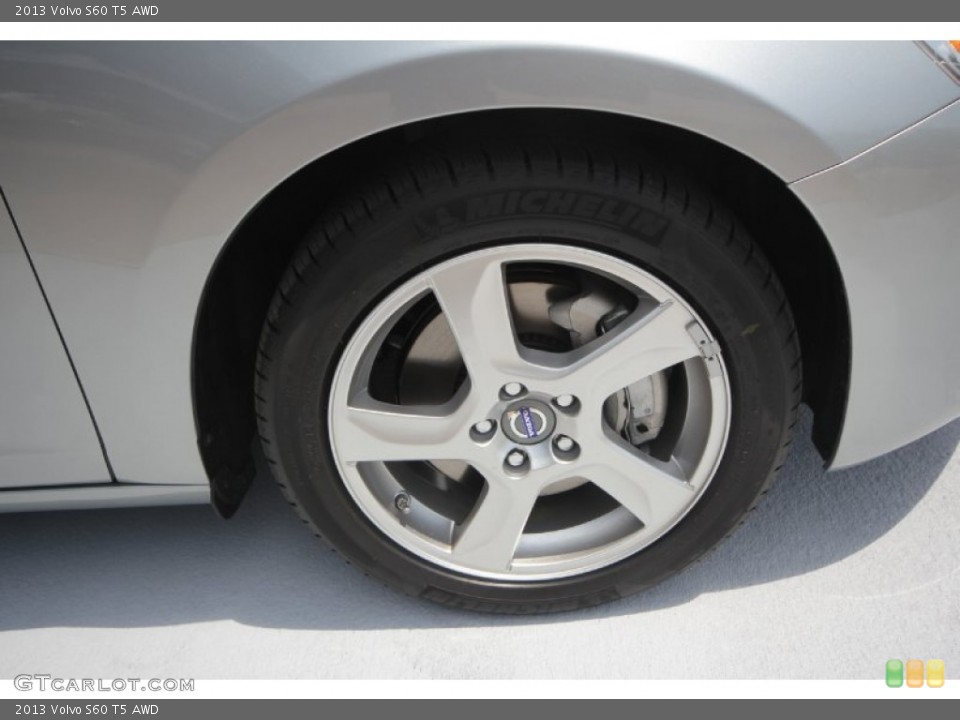 2013 Volvo S60 T5 AWD Wheel and Tire Photo #70093752